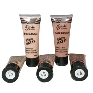 kyrav Base Líquida Kit C/5 cores Mistas 763 em Oferta na Shopee