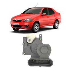 Motor Trava Elétrica Siena Original Porta Traseira Direita