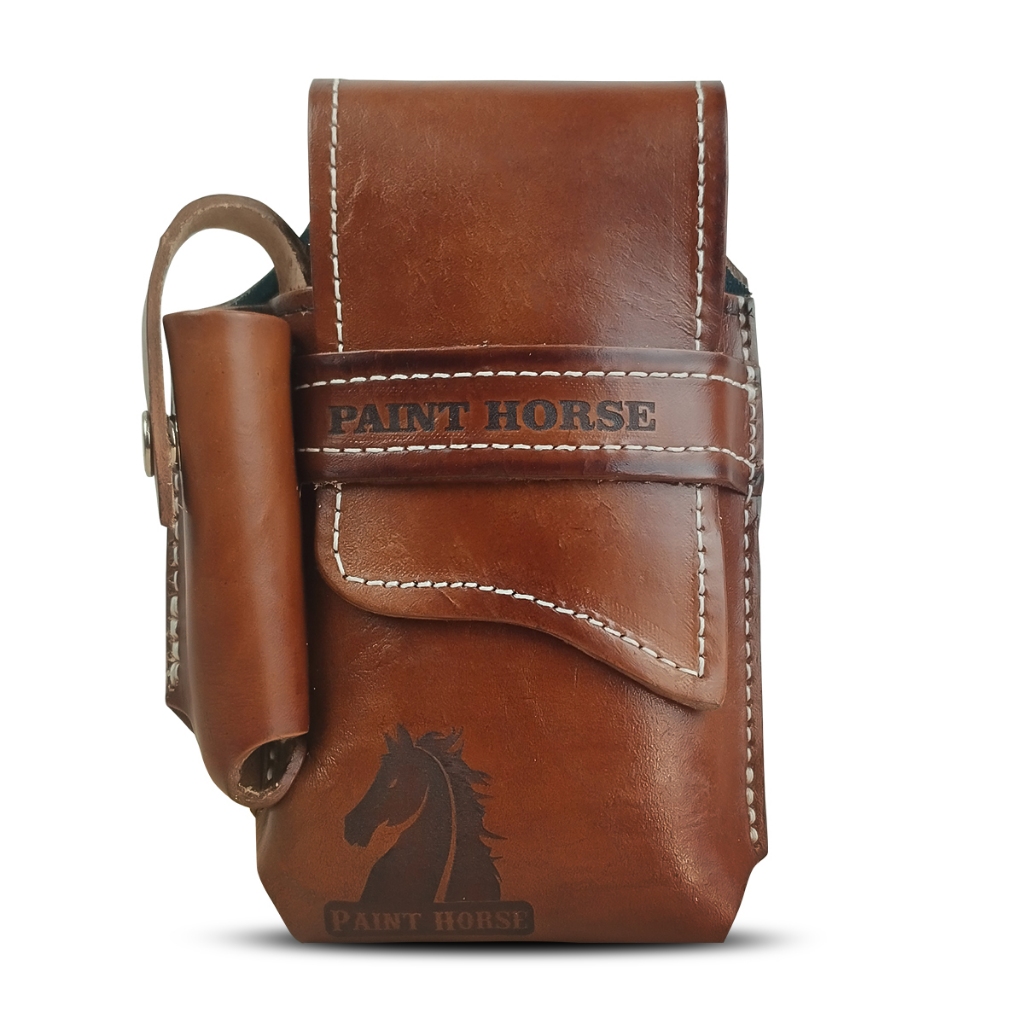 Bainha Couro Porta Celular Canivete Cinto Rustica Country