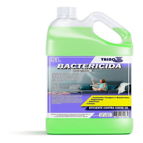 Detergente Anti Bac-teria Limpeza Ar Condicionado - 5 Litros