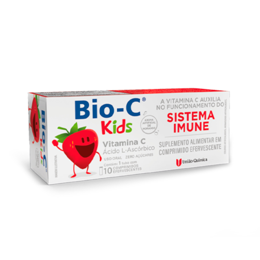 Bio-C Kids Infantil Vitamina C 10 comprimidos Efervescente