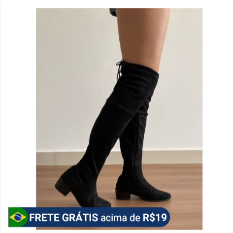 Bota Montaria Em Camurça Cano Longo Rodeio Country Bico Fino IMEDIATO