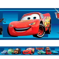 faixa de parede carros