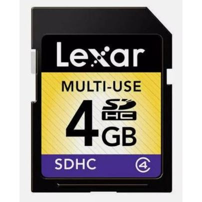 Cartão de Memória 4GB Lexar Cartão SD 4GB