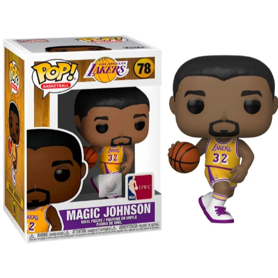 FUNKO POP NBA LAKERS MAGIC JOHNSON 78 NOVO ORIGINAL em Oferta na Shopee