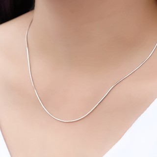 Gargantilha Colar Cordão rabo de rato Prata aço inox Feminina em Oferta na Shopee