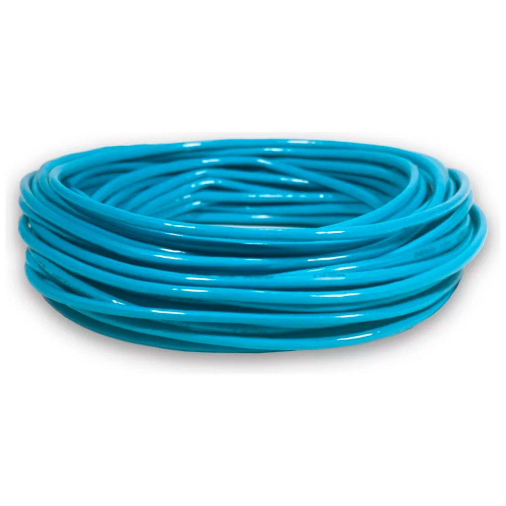 Cabo de Rede Patch Cord 20 Metros Cat5e 100% Cobre Azul Crimpado Lan Utp Ethernet