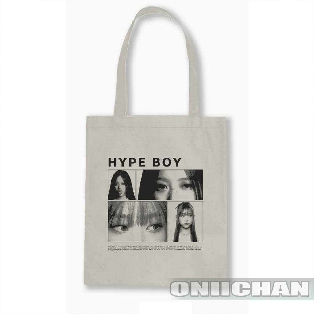 Bolsa Sacola Ecobag Hype Boy New Jeans Kpop