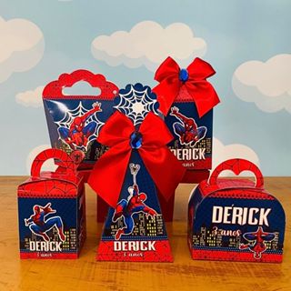 Kit Festa HOMEM ARANHA | Lembrancinhas | Festa infantil | Aniversário em Oferta na Shopee