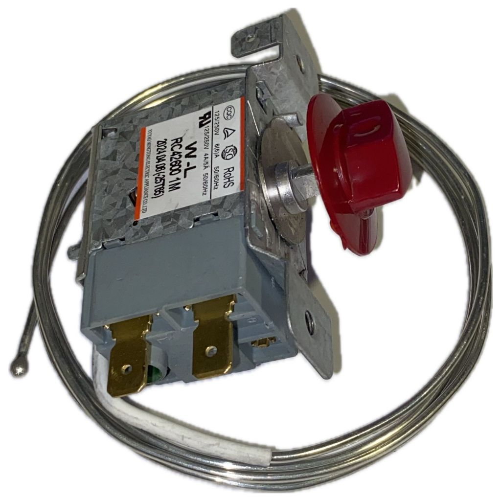 Termostato Regulável Rc42600-2 Bebedouro Com Placa E Botão Vermelho
