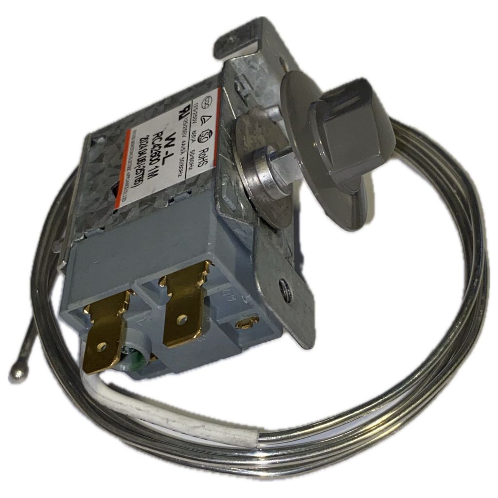 Termostato Regulável Rc42600-2 Bebedouro Com Placa E Botão Cinza