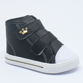 Tênis Infantil Menina Cano Alto Brilho Moda Blogueira Volta as Aulas Confortável Antiderrapante em Oferta na Shopee