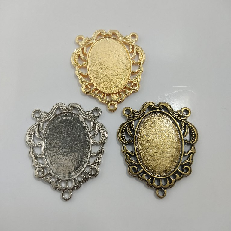 5 Entremeios para Terços frente e verso 4,6 cm Dourado Níquel Ouro Velho em Oferta na Shopee