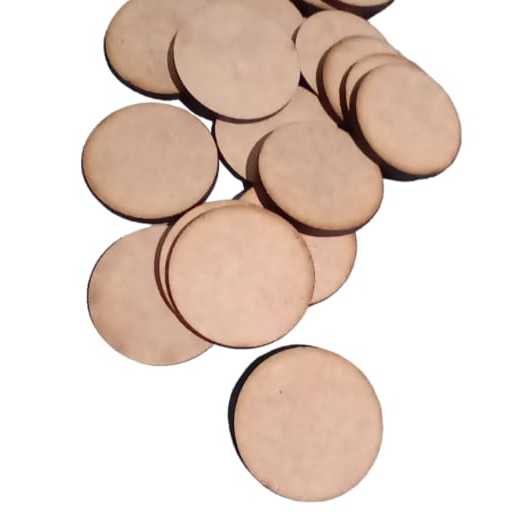 Bolachas apliques mdf 3mm para artesanato kit com 50 bolachas 3cm/ 3,2cm/4cm/ 5cm em Oferta na Shopee