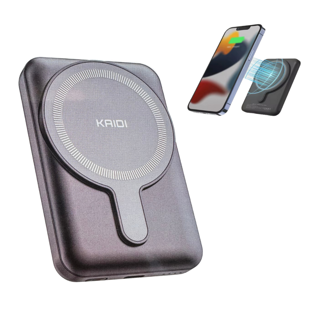 CARREGADOR MAGNETICO INDUÇÃO KAIDI KNC8885 ORIGINAL COM SUPORTE COMPATIVEL COM IPHONE ANDROID
