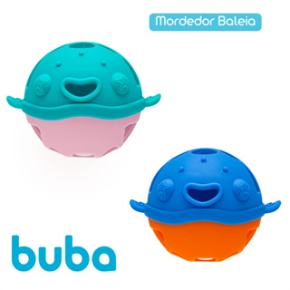 Mordedor Para Bebê Chocalho Divertido Infantil Baleia Buba em Oferta na Shopee