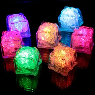 Cubos Gelo Led Pisca Colorido Enfeites Para Decorar Bebidas Drinks em Oferta na Shopee