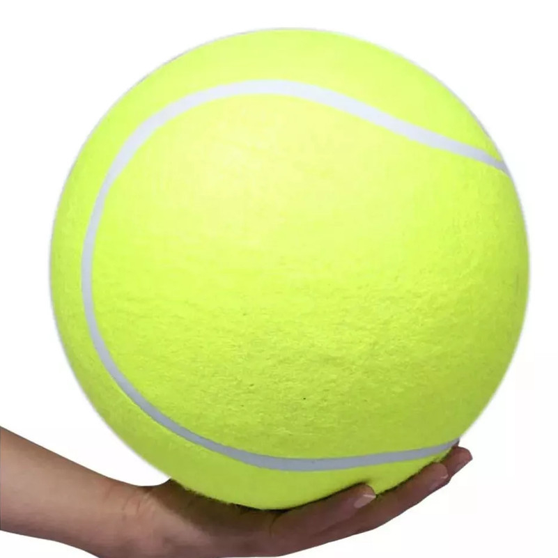 BOLA GIGANTE TÊNIS / BEACH TENNIS para PETS, AUTÓGRAFOS, CRIANÇAS em Oferta na Shopee