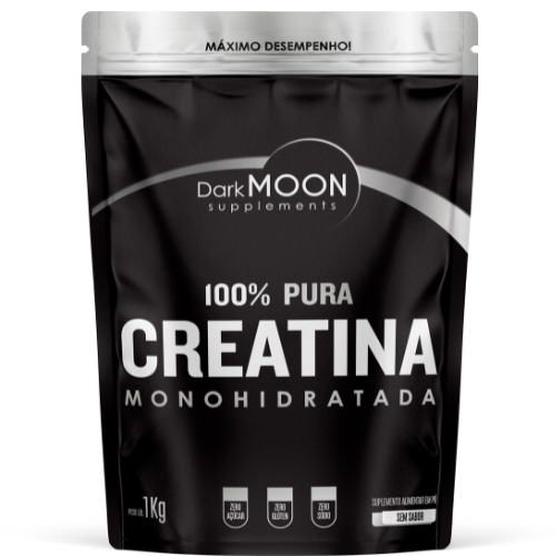 Creatina 100% Pura Monohidratada 1Kg Pouch – Darkmoon em Oferta na Shopee