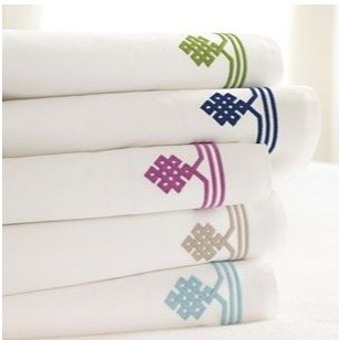 Jogo De Lençol King 4 Peças Bordado Aila Jogo De Cama Luxo Fronha Bordada Cama Posta Roupa De Cama Virol