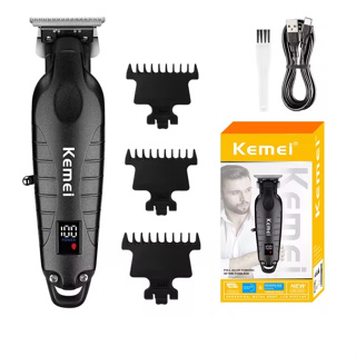 Máquina Cortar Cabelo KEMEI-2293 Bivolt Máquina de corte, Aparador de Cabelo kemei 2293 Portátil usb em Oferta na Shopee