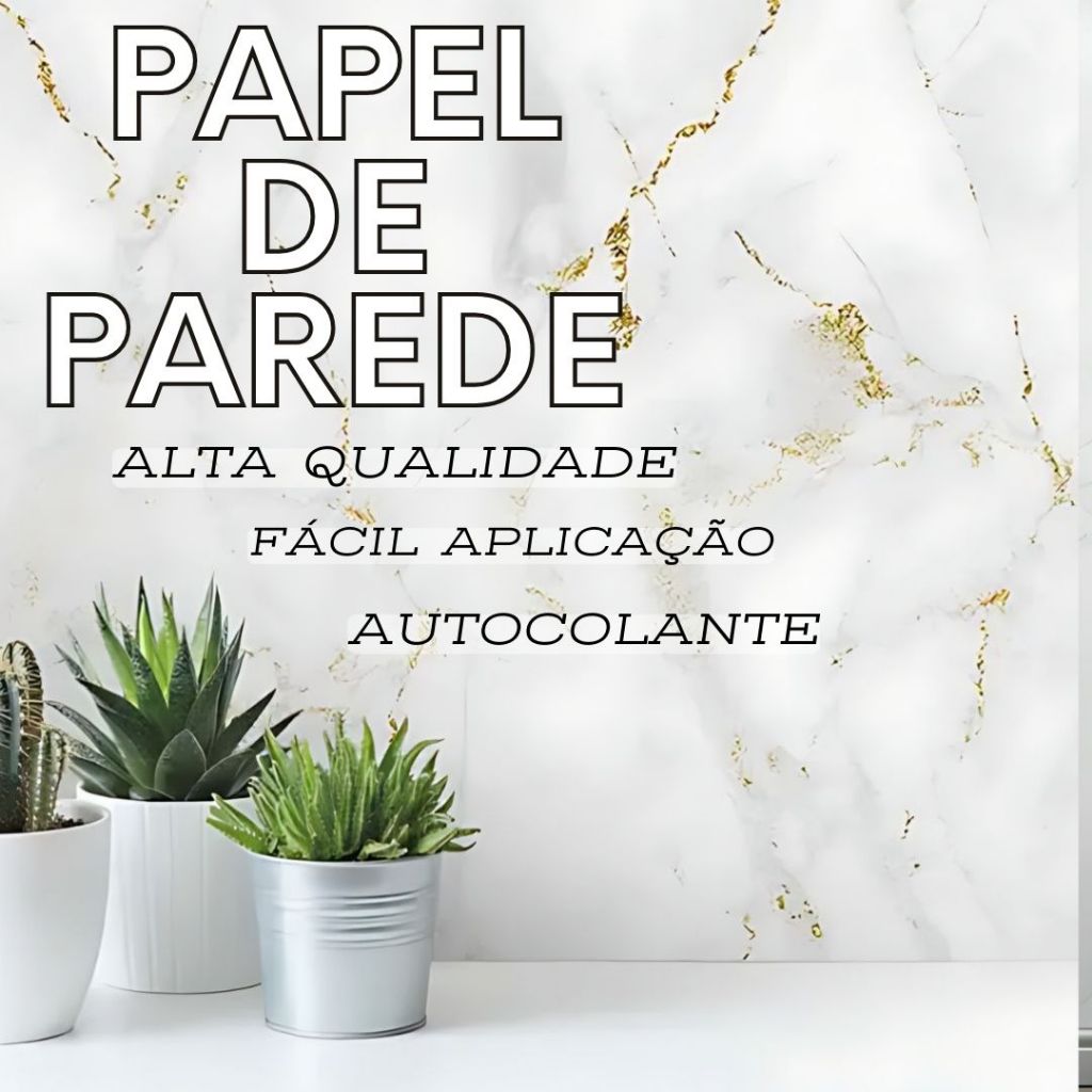 Papel de Parede 3d Adesivo Autocolante Decorativo 5 Metros  Para Sala Ripado Cinza Amadeirado Marmorizado Tijolinho Infantil Para Quarto Autoadesivo