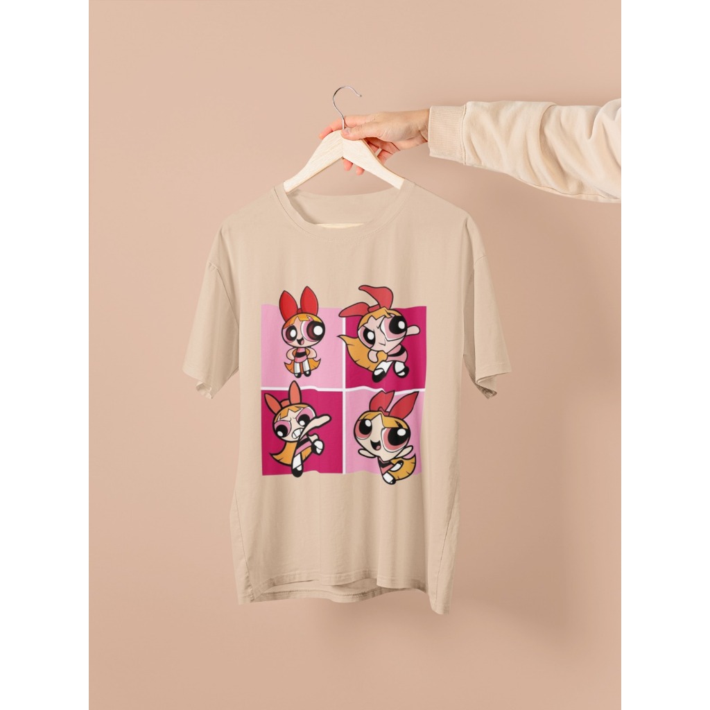 Camiseta Feminina Meninas Super Poderosas Docinho Florzinha Lindinha 100% Algodão