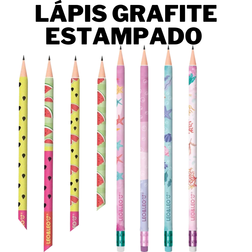 Lápis de Escrever Estampado Leo&Leo Avulso