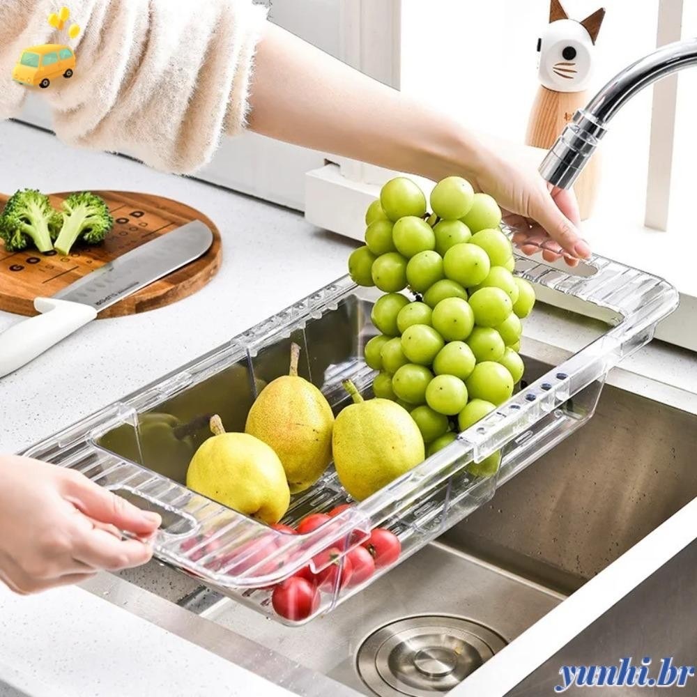 Cesto Telescópico De Drenagem WATTLE , Gadgets Plásticos De Armazenamento Filtro De Água , Retráctil De Lavagem De Vege