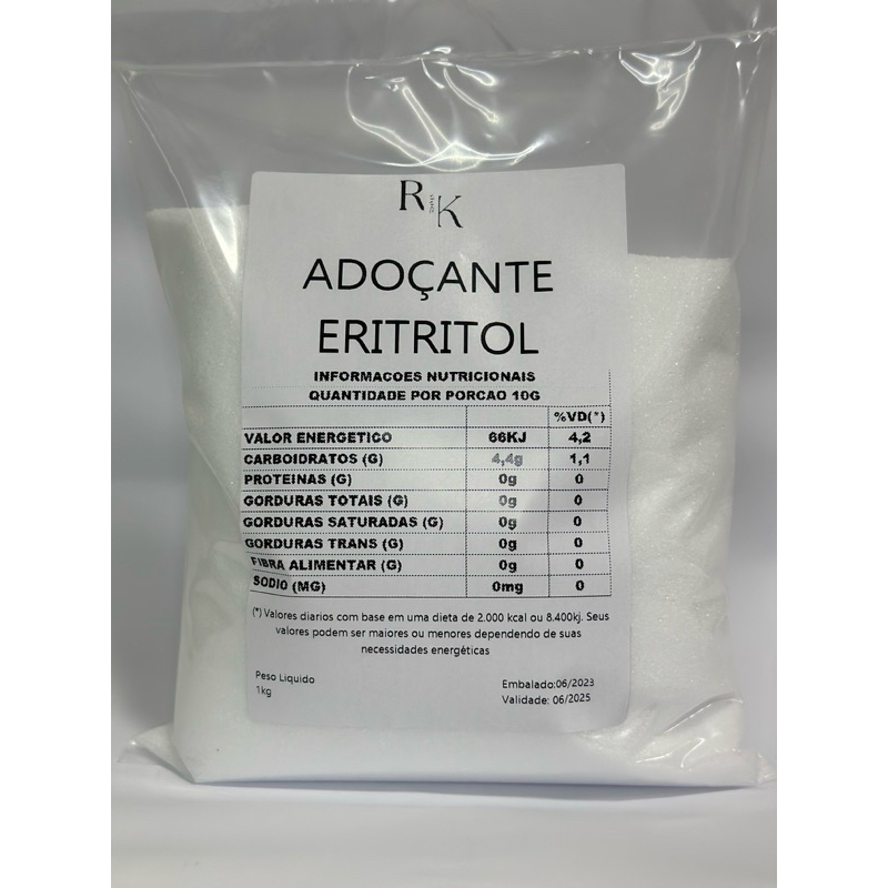 Açúcar Eritritol Cristal - Comprar com Melhor Preço em Essenciais para Assar