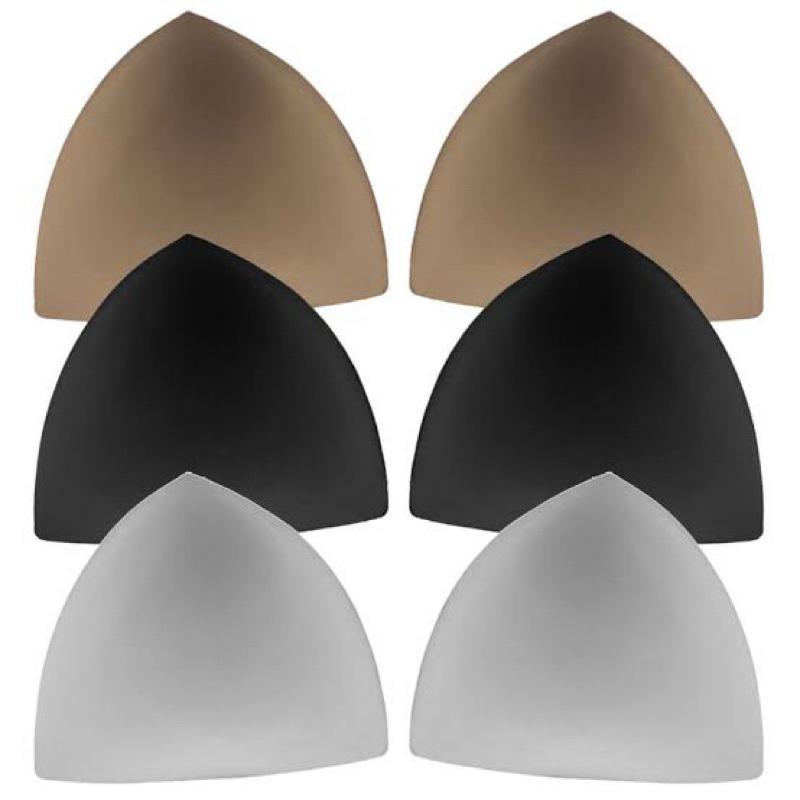 05 Pares Bojo Espuma Triângulo Para Confecção Sutiã (1 primeira linha) em Oferta na Shopee