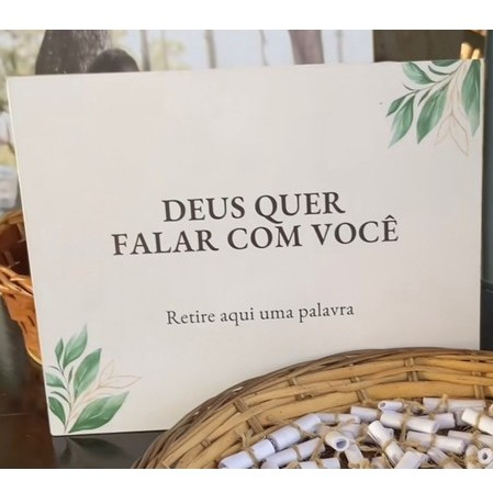 Plaquinha Decoração Casamento Deus Quer Falar Com Você Mdf em Oferta na Shopee