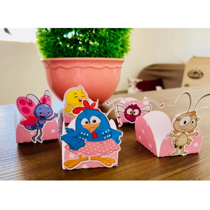 50 forminhas de doce galinha em Oferta na Shopee