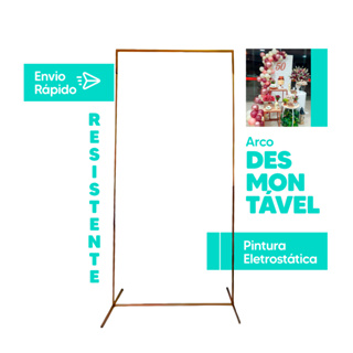 Arco Retangular Romano Suporte Estrutura Desmontavel 1x2 Decoração de Festas e Eventos Acabamento Premium Luxo em Oferta na Shopee