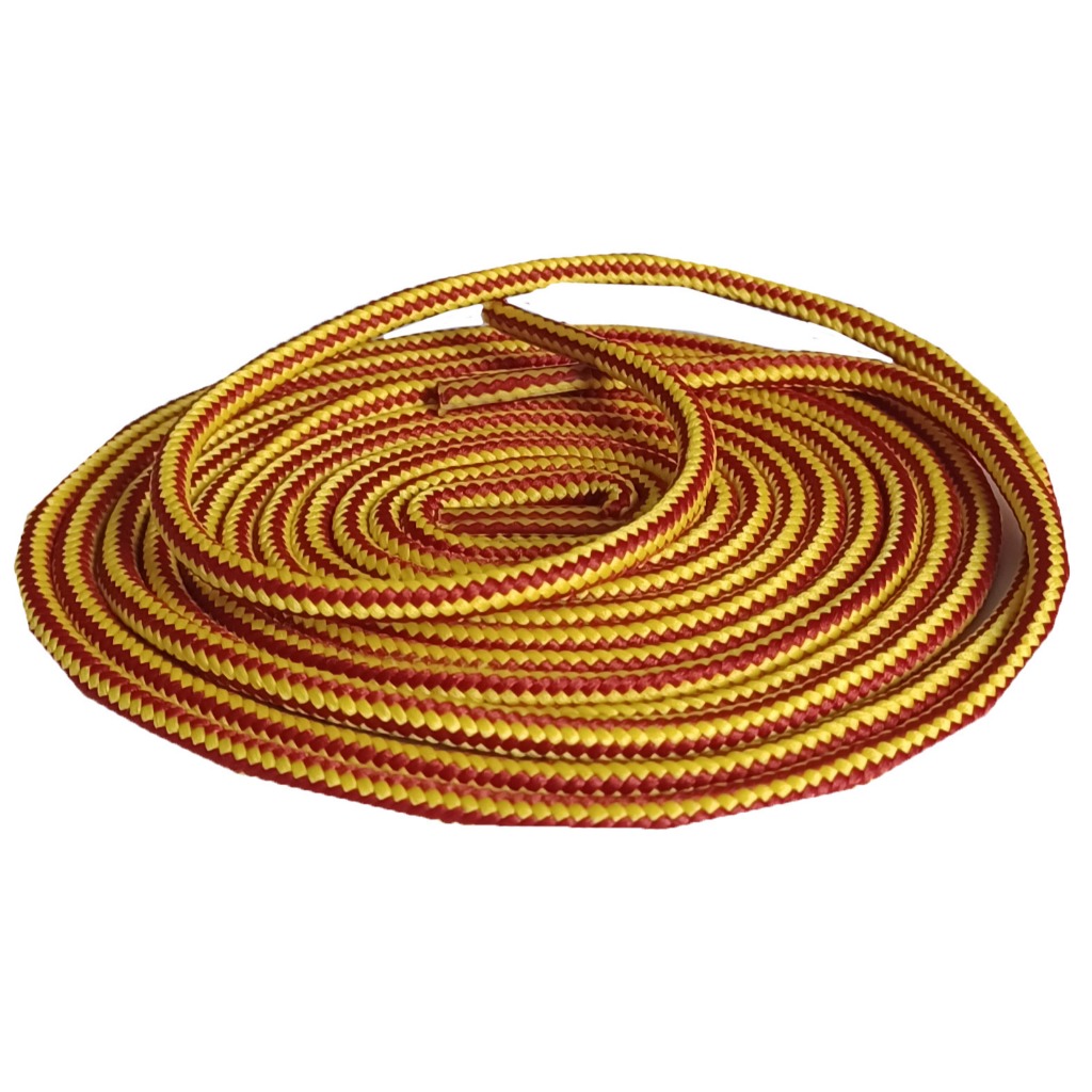 Par Cadarço Redondo Botas Tênis Cor Amarelo/Vermelho Tam.1,40cm em Oferta na Shopee