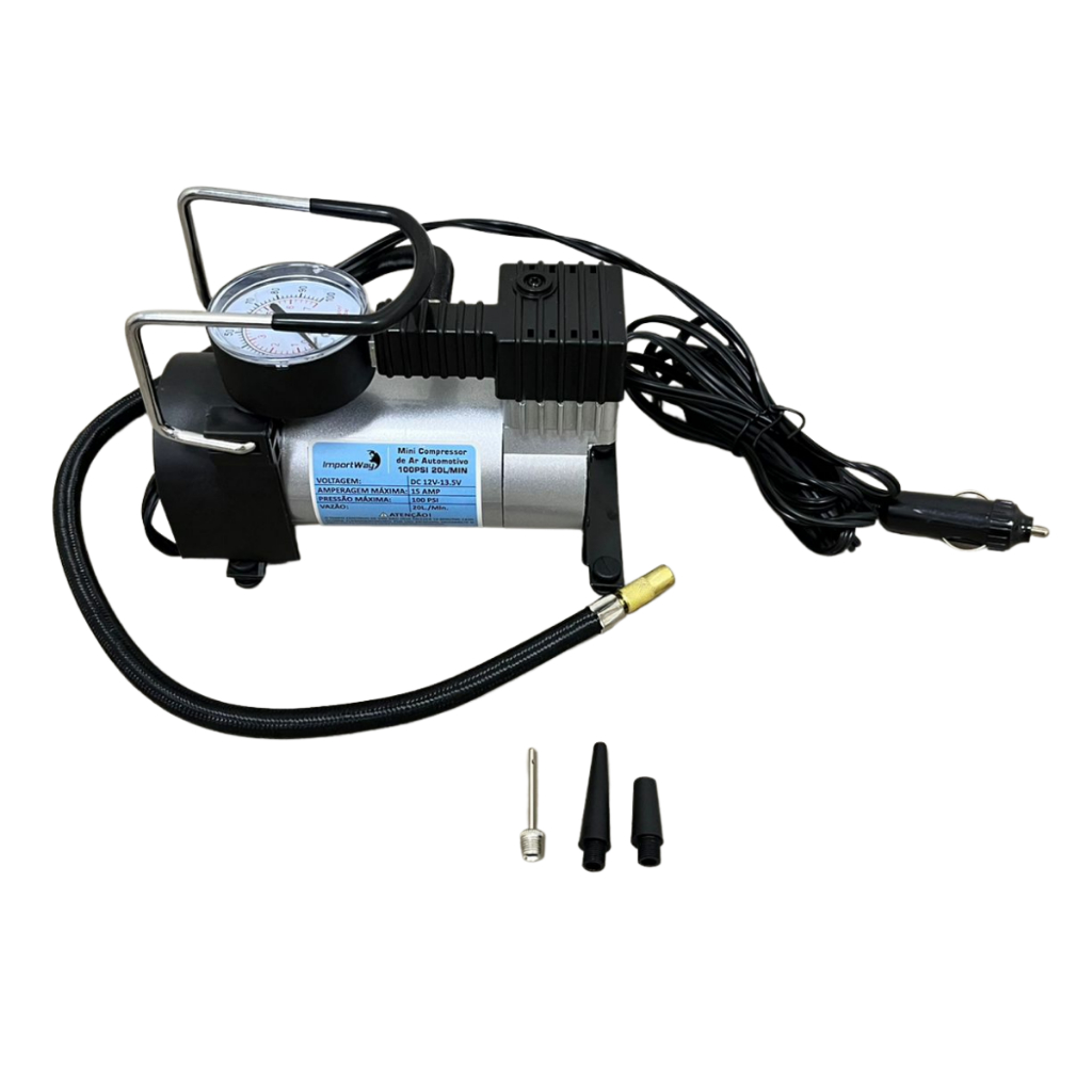 Mini Compressor D Ar Automotivo 12v 100psi 20l/min Importway