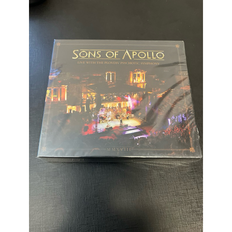 Sons of Apollo live with the plovdiv psychotic 3 cds/dvd digipack (Dream theater soto)