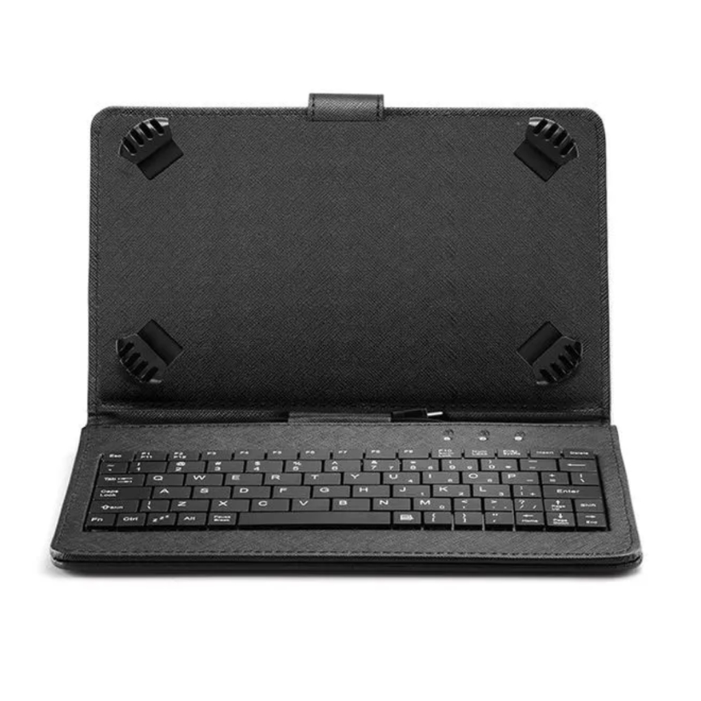 Capa Case com Teclado Qwerty para Tablet Samsung A9 Plus Galaxy e 11 Polegadas USB Tipo C Preto