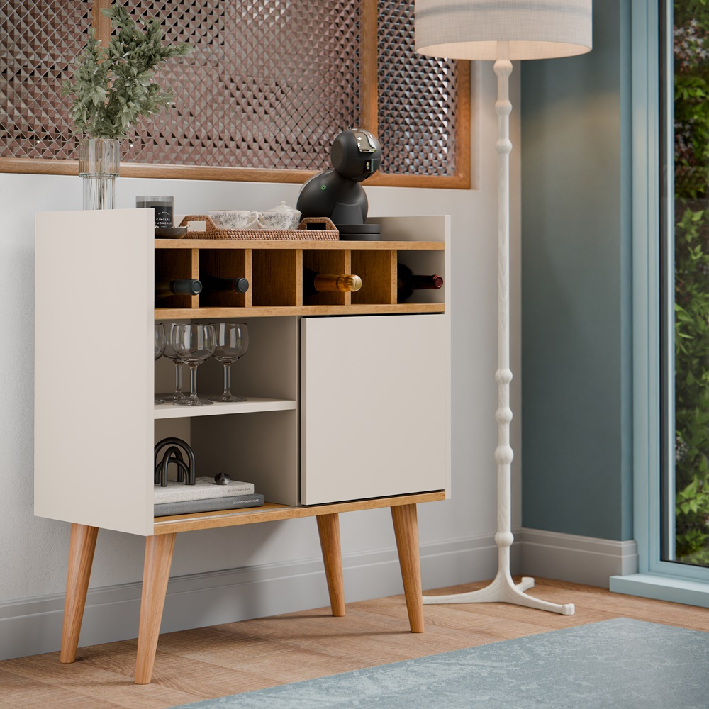 Aparador Sala Buffet Adega Barzinho Bebidas Cantinho Do Café Diversas Cores em Oferta na Shopee