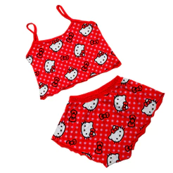 BABY DOLL HELLO KITTY VERMELHO