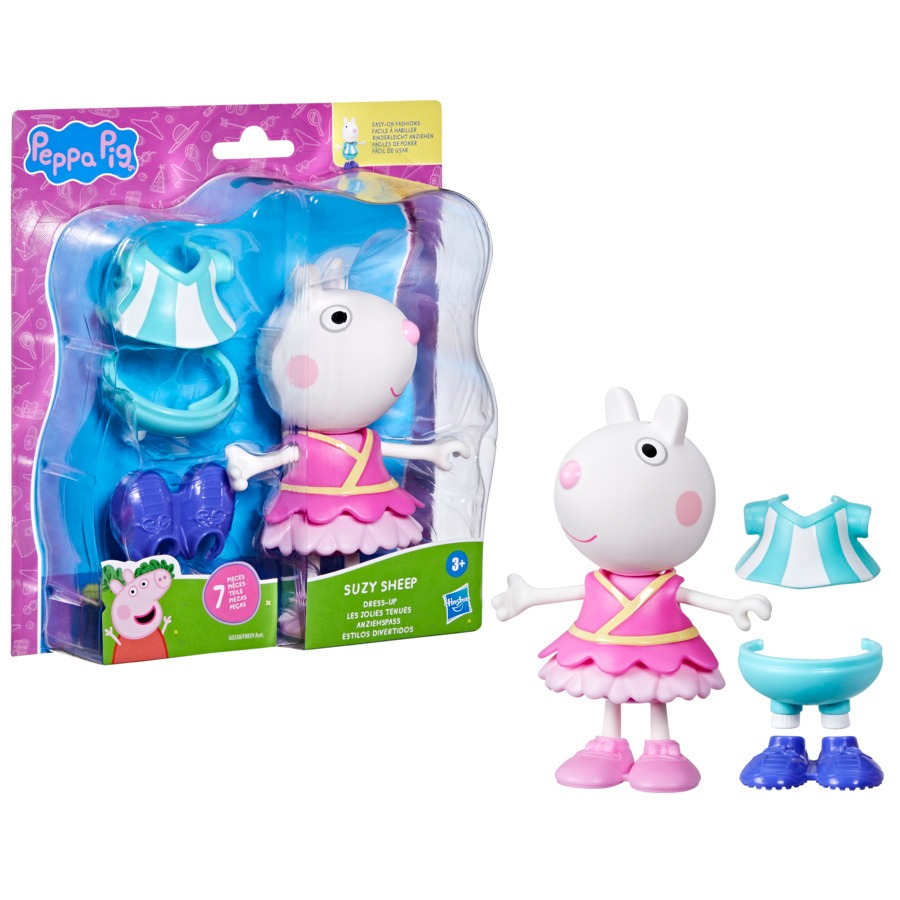 Boneca Peppa Pig Suzy Ovelha Estilos Divertidos - G0330 em Oferta na Shopee