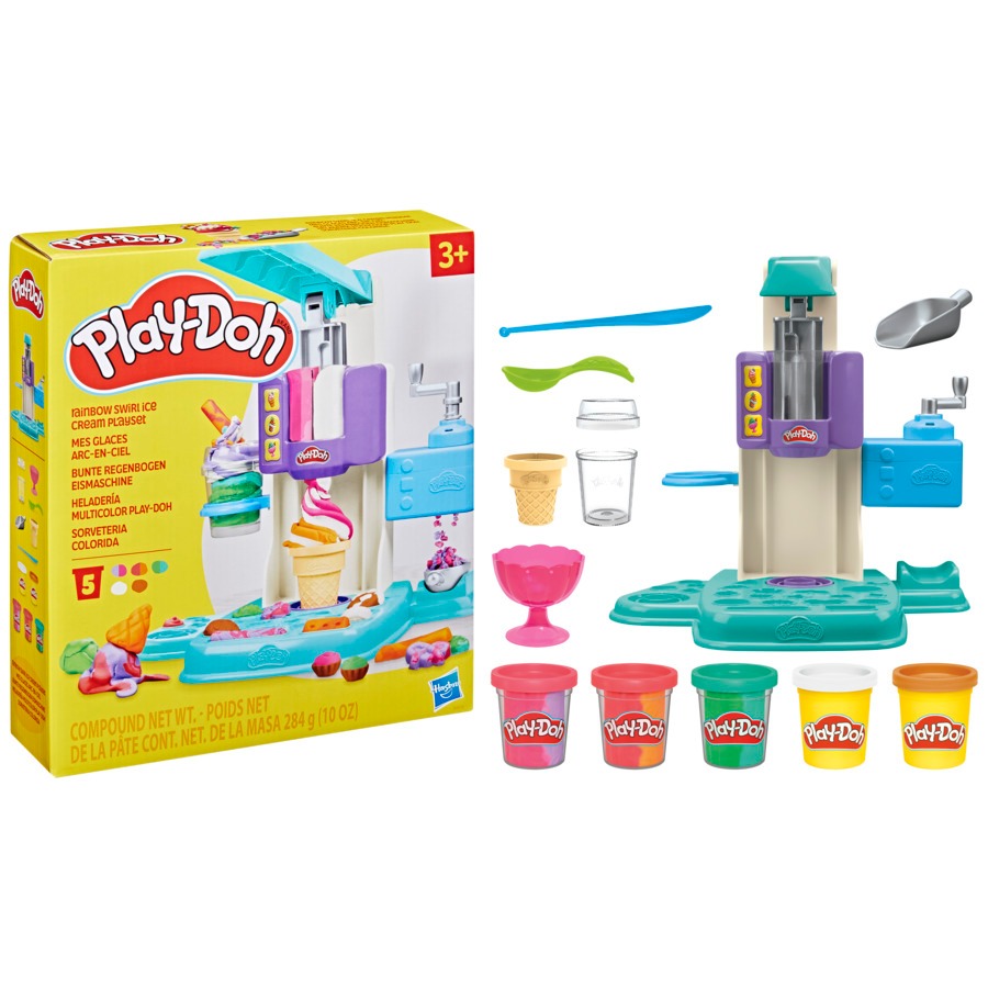 Massinha Play Doh Sorveteria Colorida - Hasbro G0028 em Oferta na Shopee