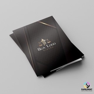 Pasta Personalizada Fosca ou Brilho com Bolsa - 10 Unid. em Oferta na Shopee