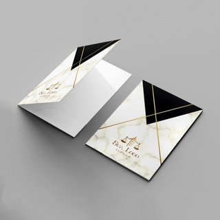 Pasta Laminação Fosca ou Brilho Personalizada - 10 Unid. em Oferta na Shopee