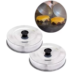 Abafador De Hamburguer Tampa Para Chapa Lanche Lanchonete
