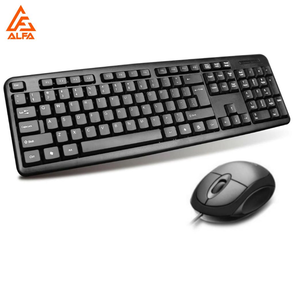 Kit Teclado E Mouse ABNT2 Fio USB Kit Pc Computador Notebook Informática