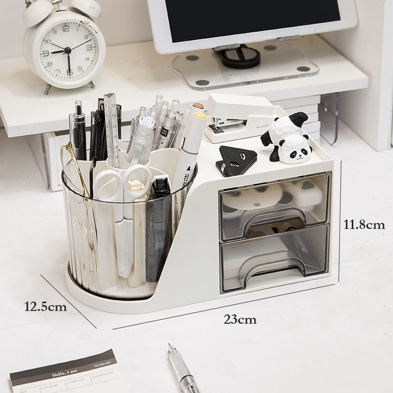 Organizador de Mesa Multiuso com Gavetas Escritório Maquiagem Porta Treco em Oferta na Shopee