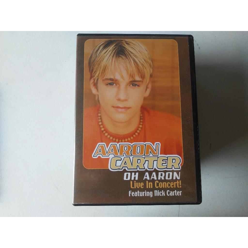 DVD AARON CARTER OH AARON LIVE IN CONCERT FEATURING NICK CARTER