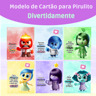 50 cartão para Pirulito Divertidamente em Oferta na Shopee