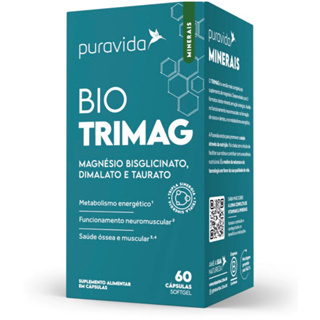 BioTrimag Pura Vida 60caps em Oferta na Shopee